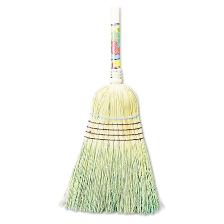 Pinpoint 56 in. Warehouse Broom Corn Fiber Bristles, Natural PI2495567